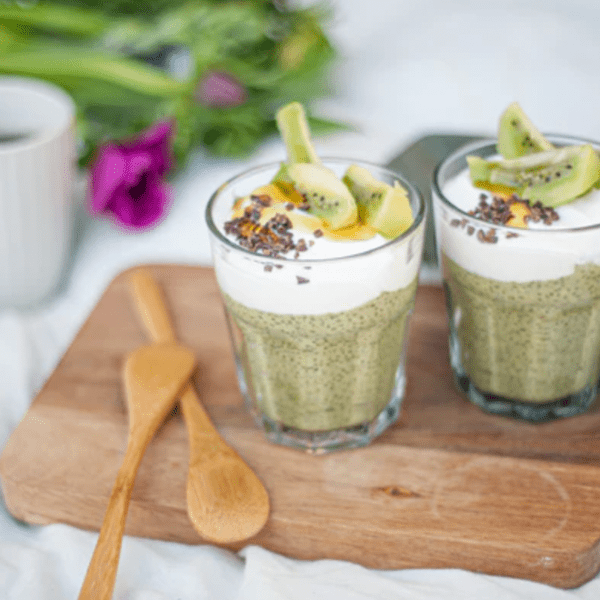 Green DETOX chia protein pudding - Your Healthy Fix
